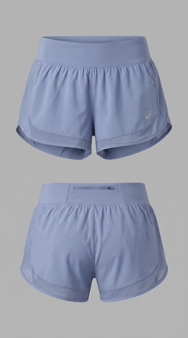 Short Asics Azul Grisáceo